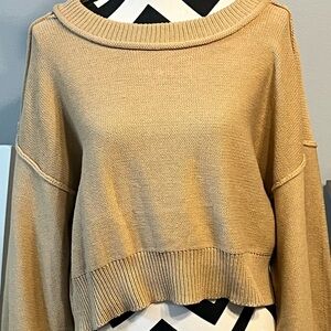 Camel Knit Sweater